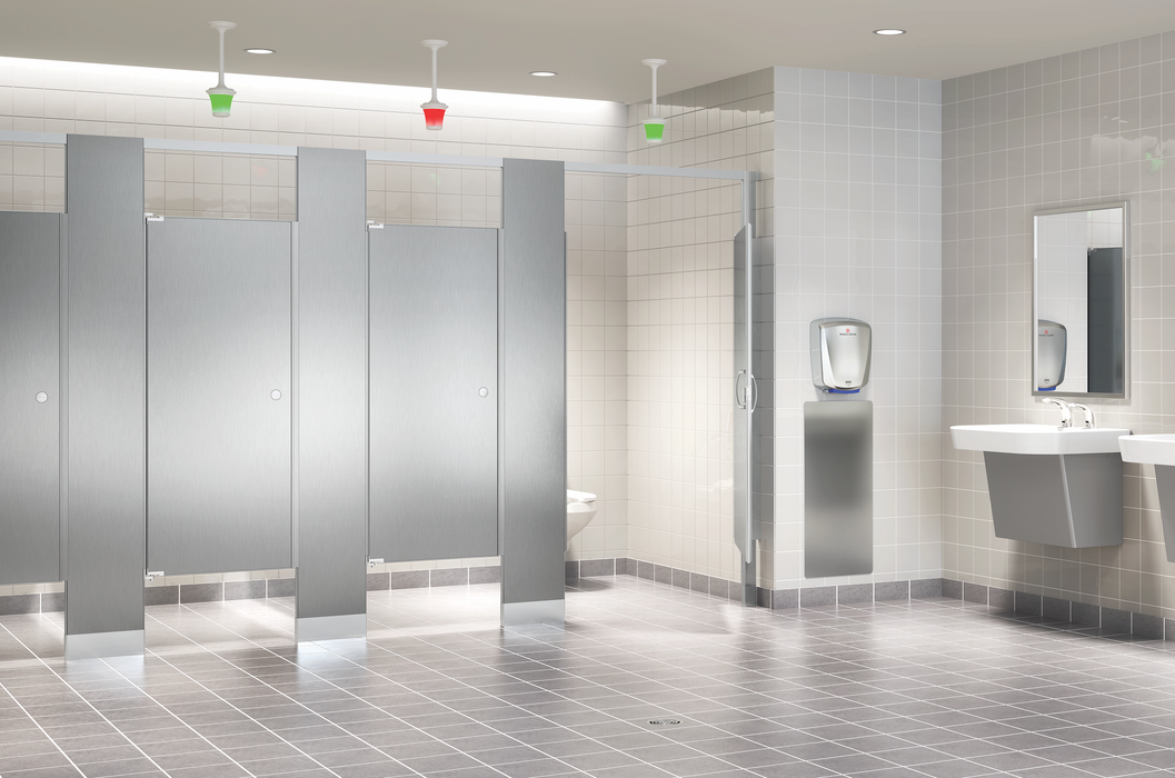 Hadrian Stainless Steel Restroom Partitions - Prestige Distribution