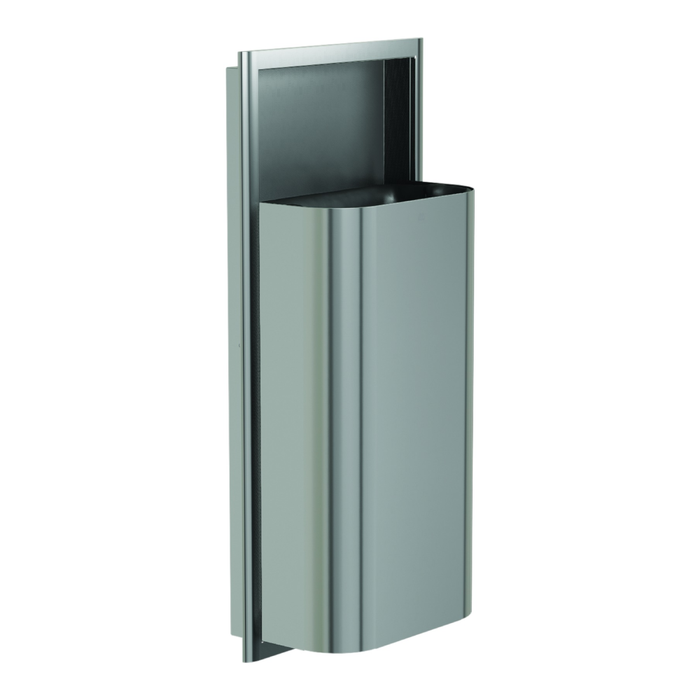 Bradley Elvari Series 3B1-100000 Semi Recessed Waste Receptacle 12 GAL - Prestige Distribution