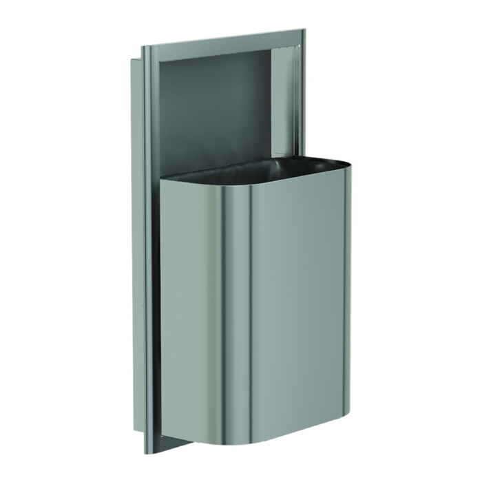 Bradley Elvari Series 3B1-103400 Semi Recessed Waste Receptacle 8 GAL - Prestige Distribution