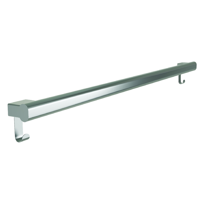 Bradley Elvari Series 8B1-0014296 Oval Stainless Satin Grab Bar w/ Hook 42" - Prestige Distribution
