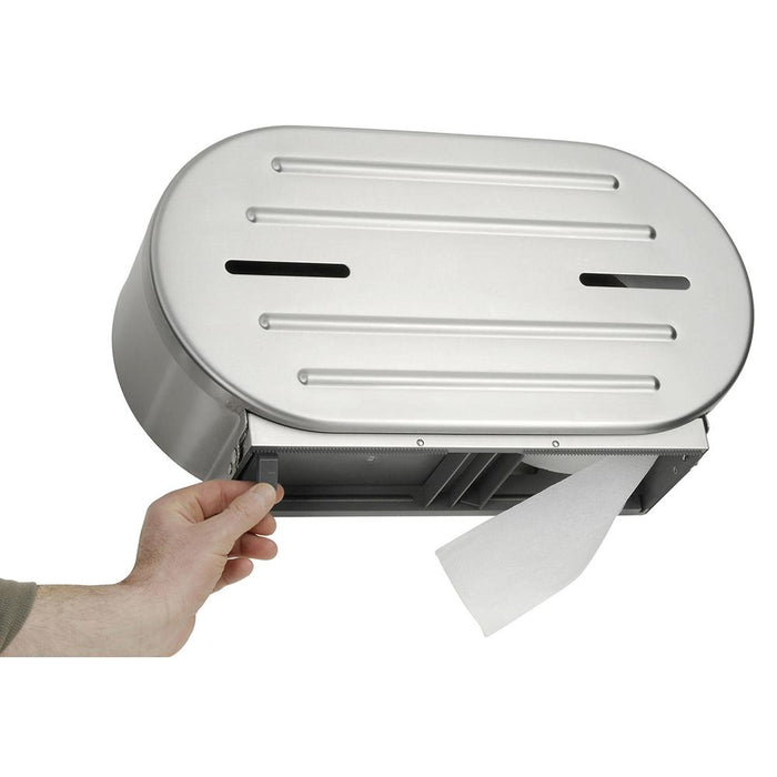 ASI 0040 Toilet Paper Dispenser Jumbo Roll Surface Mounted - Satin - Prestige Distribution