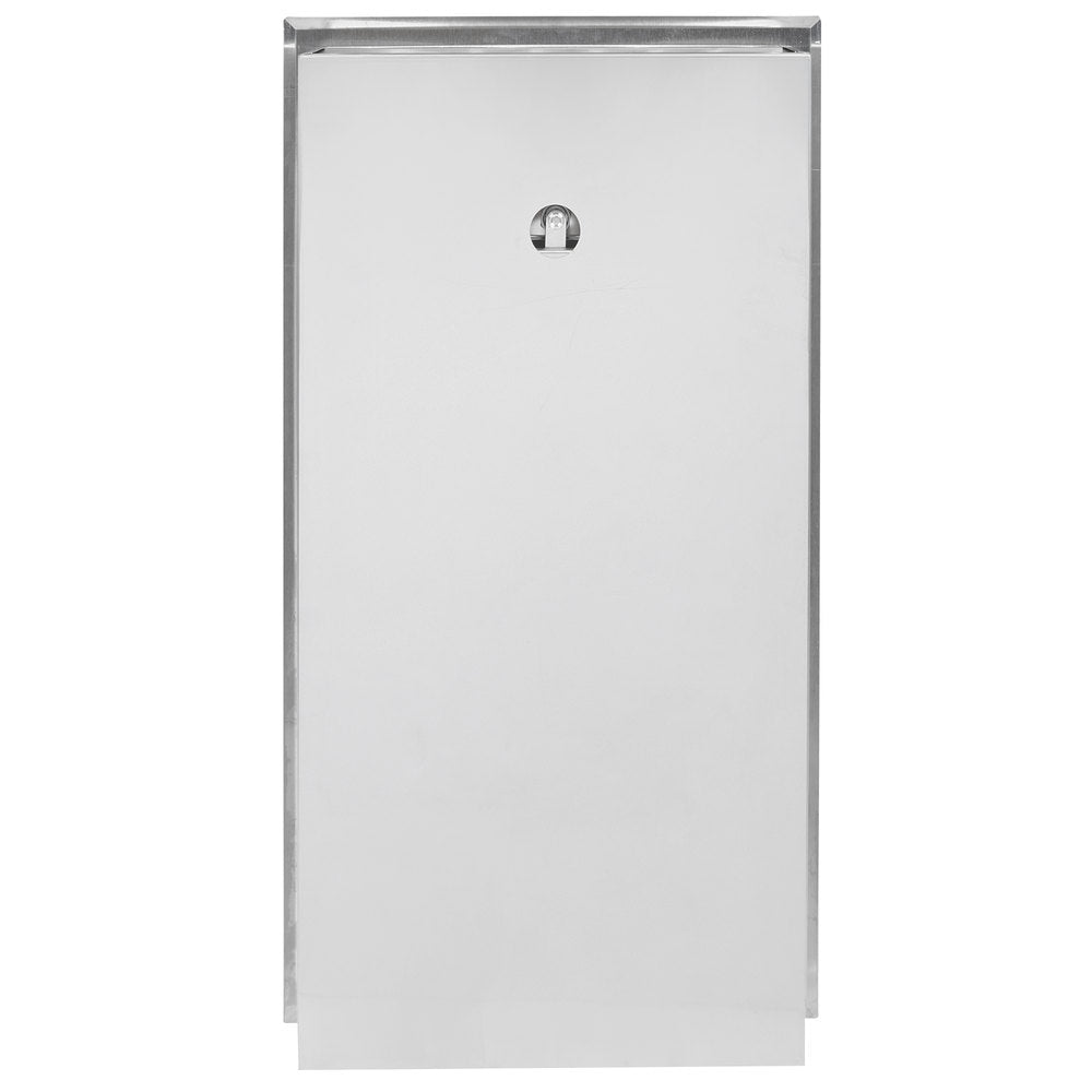 Bobrick B3644 ClassicSeries Waste Receptacle 12 Gal. Recessed Satin