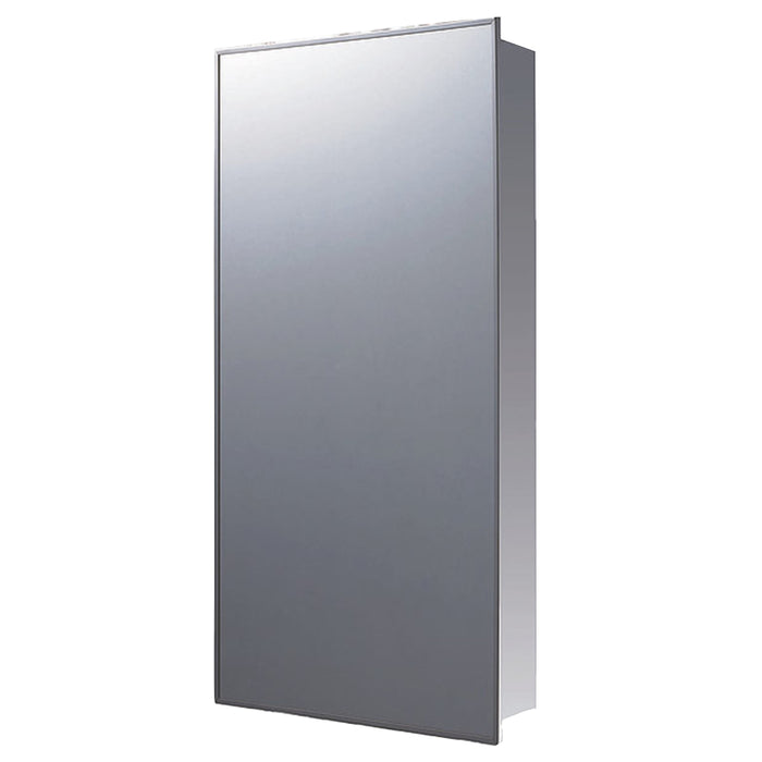 Ketcham Stainless Steel Series Single Door Medicine Cabinet - Surface Mounted - Prestige Distribution