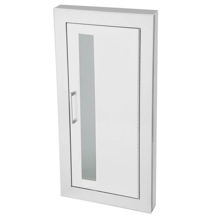 JL Industries 1826V10 Academy Fire Extinguisher Cabinet Clear Acrylic Vertical Duo w/ Pull Handle - Prestige Distribution