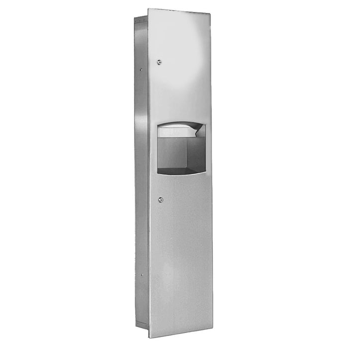 Bradley 2017-100000 Towel Waste Unit Semi Recessed Single Multi Fold 3 - Prestige Distribution