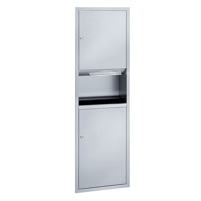 Bradley 238-1100 Towel Waste Unit Surface Mount 82 Gallon Waste Receptacle - Prestige Distribution