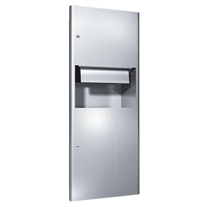 ASI 94696AC Simplicity Automatic Roll Paper Towel Dispenser & Waste Receptacle Recessed - Satin - Prestige Distribution