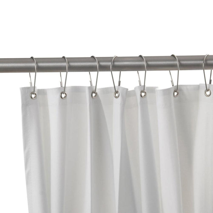 Bobrick B204 Shower Curtain Vinyl 72"H - White - Prestige Distribution