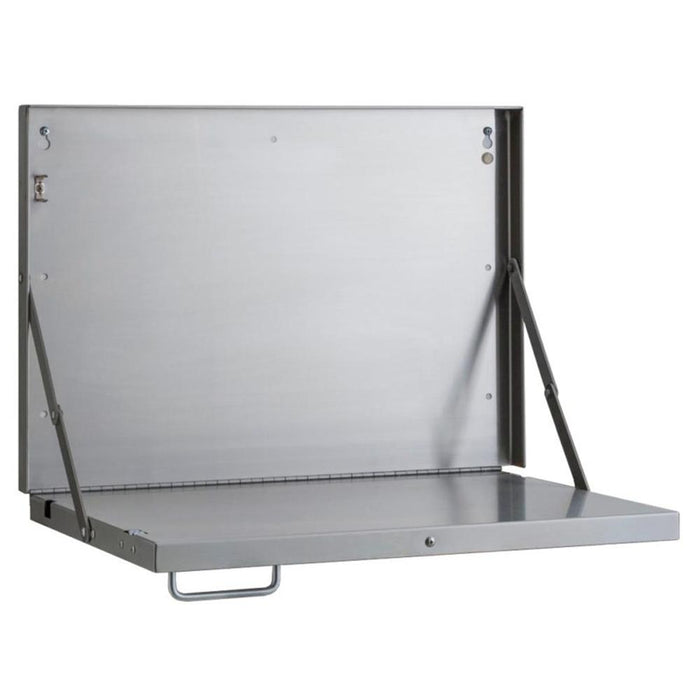 Bobrick B7816 Folding Charting Station/Shelf - Satin - Prestige Distribution