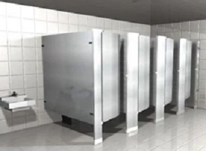 Hadrian Stainless Steel Toilet Partition - Prestige Distribution