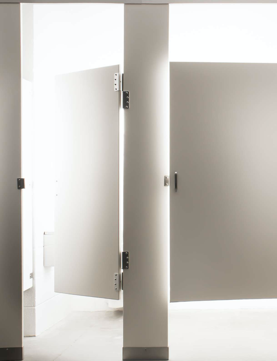 Scranton Products Solid Plastic Hiny Hiders Toilet Partitions