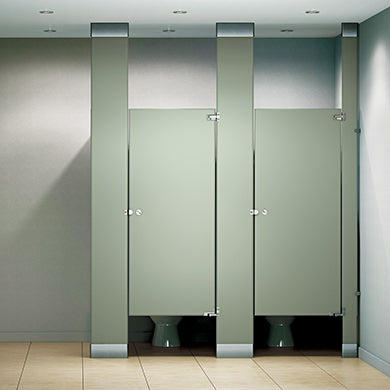 Global Partitions Plastic Laminate Toilet Partition - Prestige Distribution