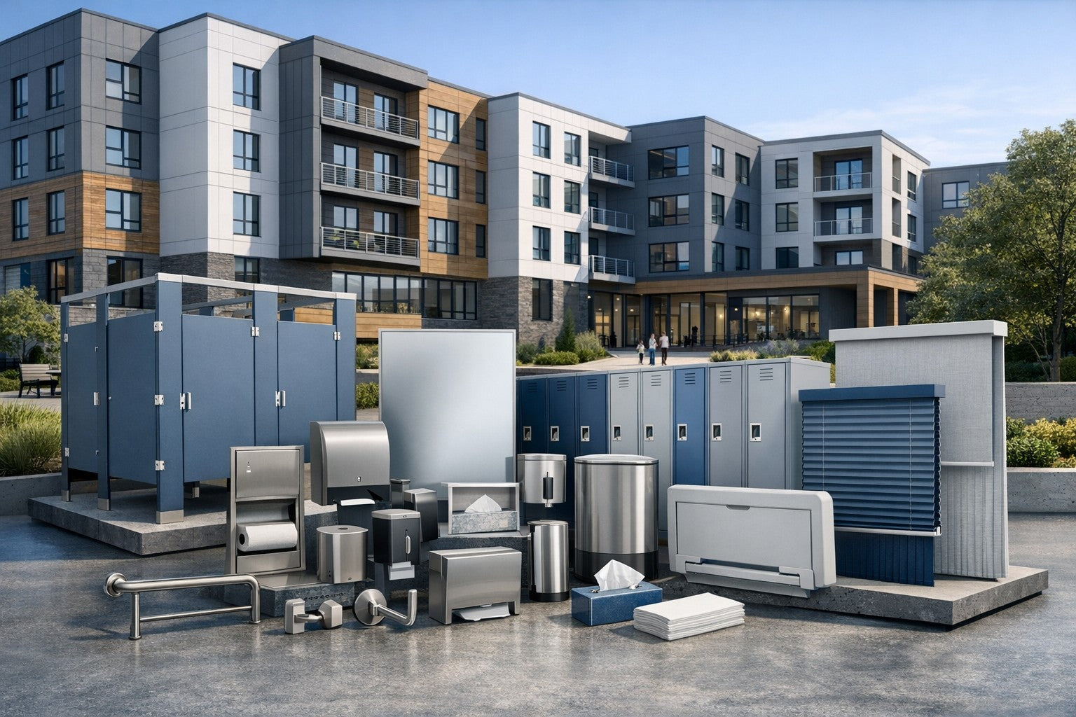 Multi-Family and Student Housing Projects: Your Single-Source Solution for Division 10 & 12 Specialty Products