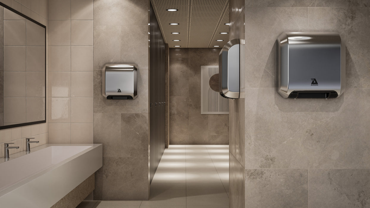 AirDri ComfortDRI Hand Dryer - Stainless Steel - Lifestyle Luxury Bathroom | Prestige Distribution 