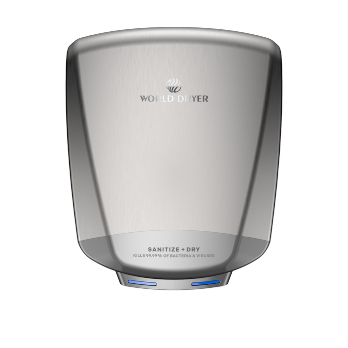 World Dryer SANITIZE + DRY Sanitizing Hand Dryer