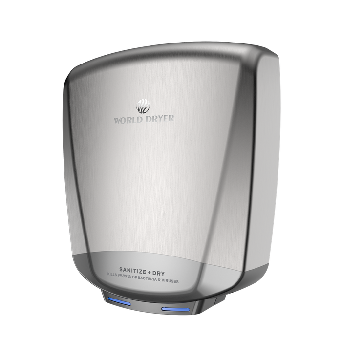 World Dryer SANITIZE + DRY Sanitizing Hand Dryer