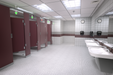 Hadrian Solid Plastic Restroom Partitions - Prestige Distribution