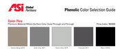 ASI Global Partitions Color-Thru Phenolic Colors | Prestige Distribution