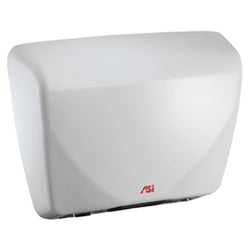 ASI 0195 Roval Automatic Hand Dryer Stainless Steel Surface Mounted - White