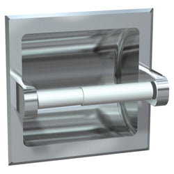 ASI 0402 Toilet Paper Holder Chrome Plated Dry Wall Holes Recessed