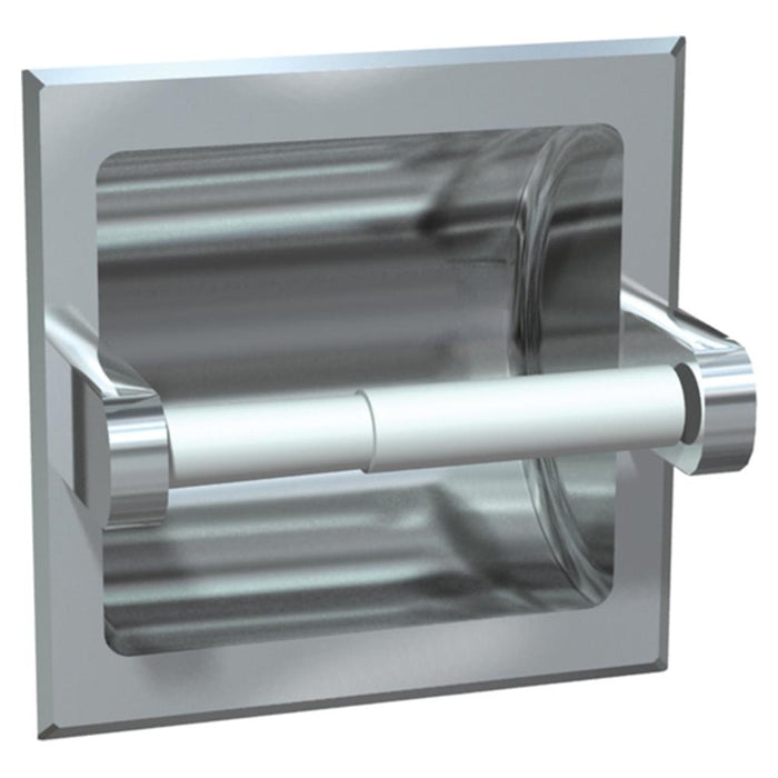 ASI 0402 Toilet Paper Holder Chrome Plated Wet Wall Lugs Recessed - Prestige Distribution