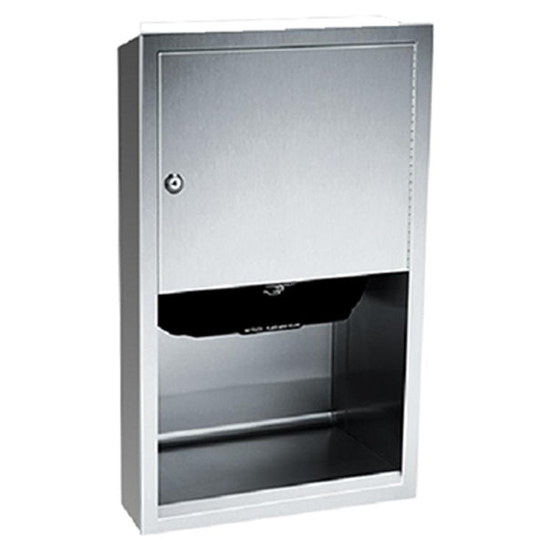 ASI 045210A-9 Traditional Automatic Roll Paper Towel Dispenser Battery Surface Mounted - Satin - Prestige Distribution