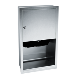 ASI 045210AC Traditional Automatic Paper Towel Dispenser Recessed - Satin