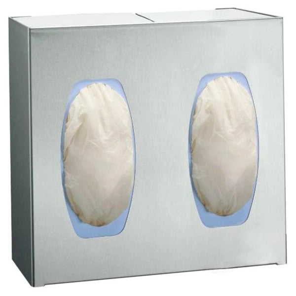 ASI 0501-2 Surgical Glove Dispenser 2 Box Surface Mounted - Satin - Prestige Distribution