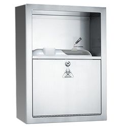 ASI 0548-9 Sharps Disposal Cabinet Surface Mounted - Satin