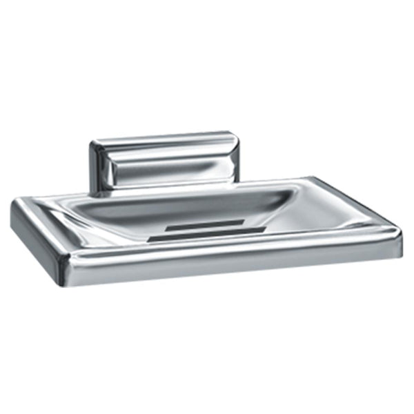 ASI 0720-Z Soap Dish w/ Drain Hole Zamac Surface Mounted - Chrome - Prestige Distribution