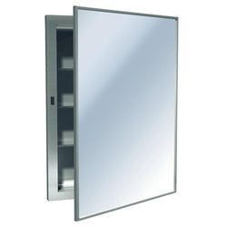 ASI 0952 Medicine Cabinet w/ Mirror Swing Door Recessed - Satin