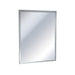 ASI 10-0600 Series 20" Plate Glass with Stainless Steel Inter-Lok Angle Frame Mirror - Prestige Distribution