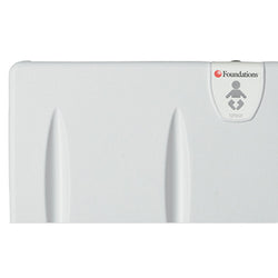 Foundations Classic Horizontal Surface Mount Baby Changing Station with EZ Mount Backer Plate Included