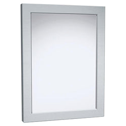 ASI 101-14 Mirror Security Framed Chase Mounted - Satin