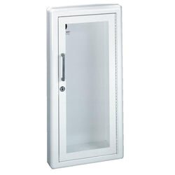JL Industries 1018G10 Academy Fire Extinguisher Cabinet Full Glass w/ Pull Handle & SAF-T-LOK