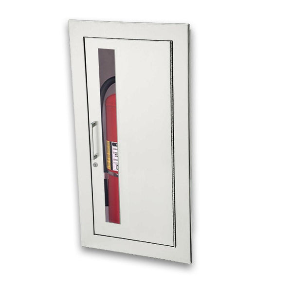 JL Industries 1025W10 Academy Fire Extinguisher Cabinet Vertical Duo w/ Pull Handle & SAF-T-LOK - Prestige Distribution