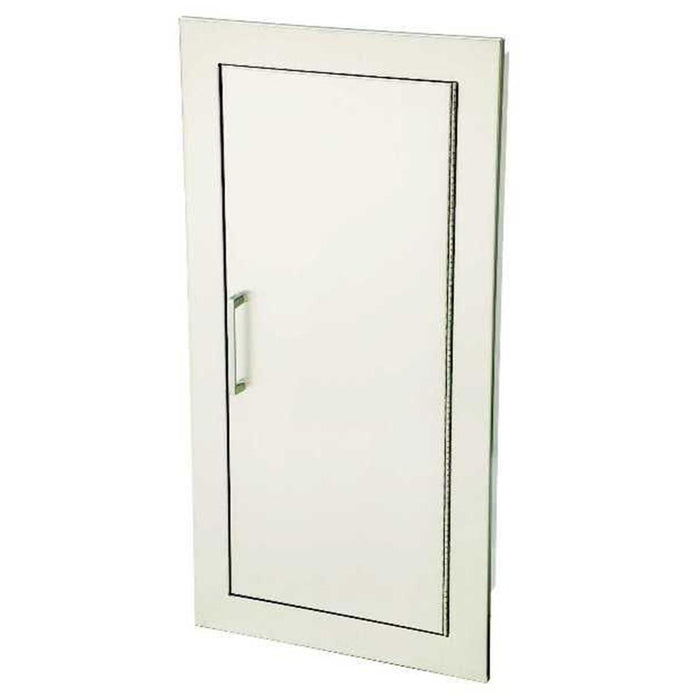 JL Industries 1035S21 Cosmopolitan Fire Extinguisher Cabinet Solid Door w/ Pull Handle - Prestige Distribution