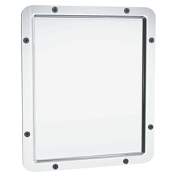 ASI 104-14 Mirror Security Framed w/ Rounded Corner Front Mounted