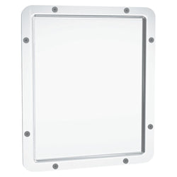 ASI 104 Mirror Security Framed w/ Rounded Corner Front Mounted