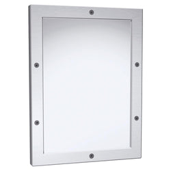 ASI 105-14 Mirror Security Framed Front Mounted - Satin