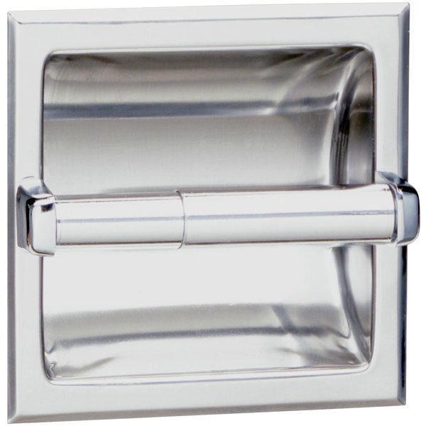 Bobrick B667 Toilet Paper Dispenser Single Roll Recessed - Prestige Distribution