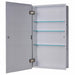 Ketcham 131 Euroline Series Single Door Medicine Cabinet - Flush Mounted - Prestige Distribution