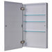 Ketcham 133PE-SM Euroline Series Single Door Medicine Cabinet -Surface Mounted - Prestige Distribution