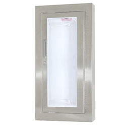 JL Industries 1536G25FX2 Clear VU Fire Extinguisher Cabinet Clear Acrylic Full Glazing w/ Pull Handle & SAF-T-LOK Fire Rated