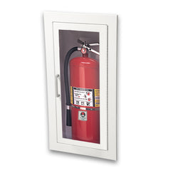 JL Industries 2015F10 Ambassador Fire Extinguisher Cabinet Full Glass w/ Pull Handle