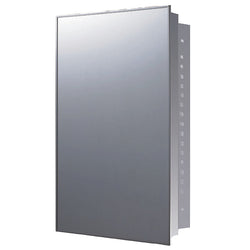 Ketcham Stainless Steel Series Single Door Medicine Cabinet - Recessed Mounted