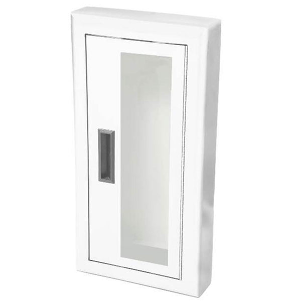 JL Industries 1812F10A Ambassador Fire Extinguisher Cabinet Full Glass w/ Pull Handle - Prestige Distribution