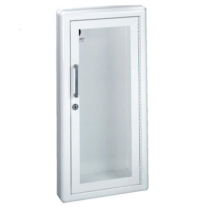 JL Industries 1818G10 Ambassador Fire Extinguisher Cabinet Full Glass w/ Pull Handle & SAF-T-LOK - Prestige Distribution