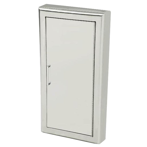 JL Industries 1837S21 Cosmopolitan Fire Extinguisher Cabinet Solid Door w/ Pull Handle - Prestige Distribution