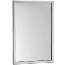 Bobrick B290 24 Mirror Welded Angle Framed Surface Mounted - Satin
